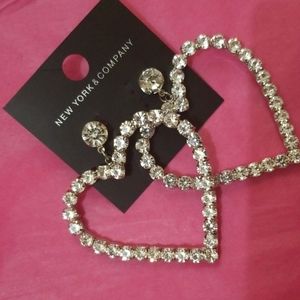 Beautiful heart earrings